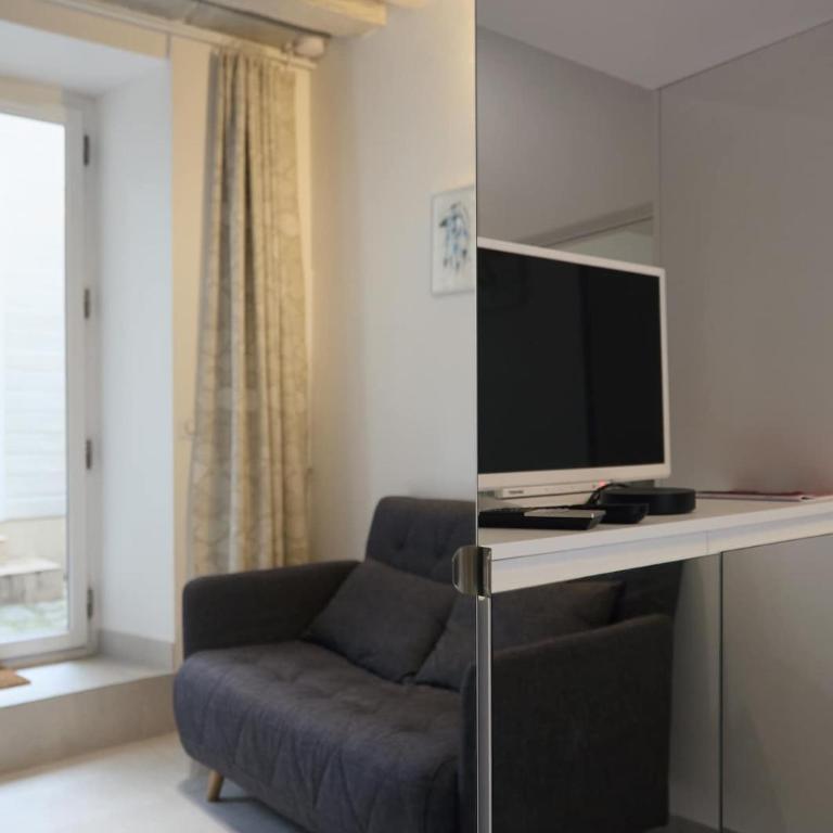 Studio jardin privé paris centre - Appartement 1 Chambre - 45