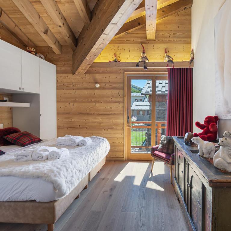 Duplex Montagne 4 Chambres, Proche Ski et Cheminée - Appartement 4 Chambres - 11