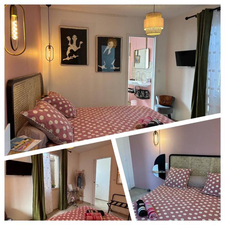 Maison sol en ciel Petit Dejeuner et Parking inclus - Chambre Double avec Salle de Bains Privative - 18
