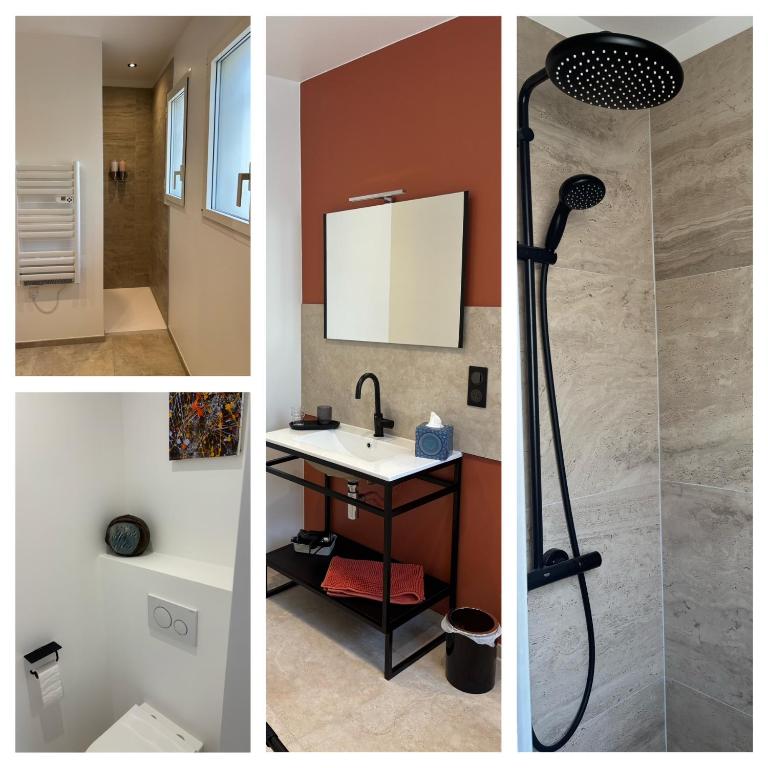 Maison sol en ciel Petit Dejeuner et Parking inclus - Chambre Double avec Salle de Bains Privative - 18