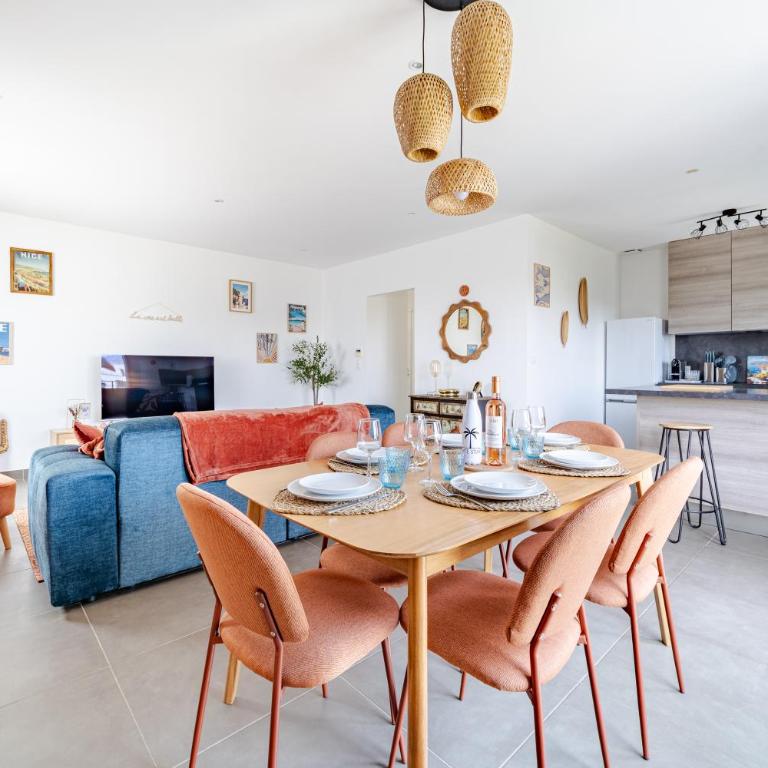 Maison niçoise vue dégagée avec jacuzzi privatif - Villa 3 Chambres - 6