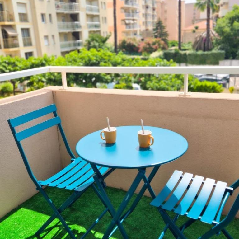 Appartement 2P, balcon, parking proche mer - Appartement 1 Chambre - 7