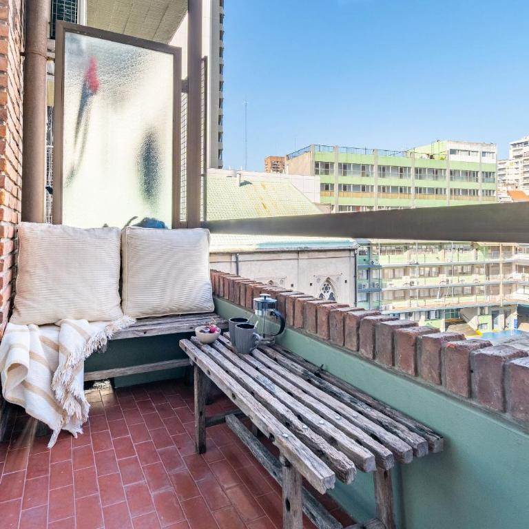 Estudio Biblioteca Nacional | 2 camas en Recoleta - Apartamento con balcón - 34