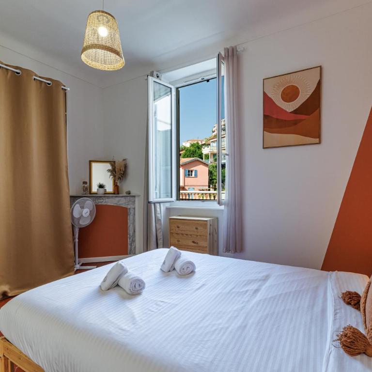 FOSSAN - Appartement 3P avec terrasse - Menton centre et proche plage - Apartamento de 2 dormitorios con terraza - 7