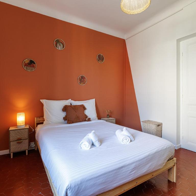FOSSAN - Appartement 3P avec terrasse - Menton centre et proche plage - Apartamento de 2 dormitorios con terraza - 9