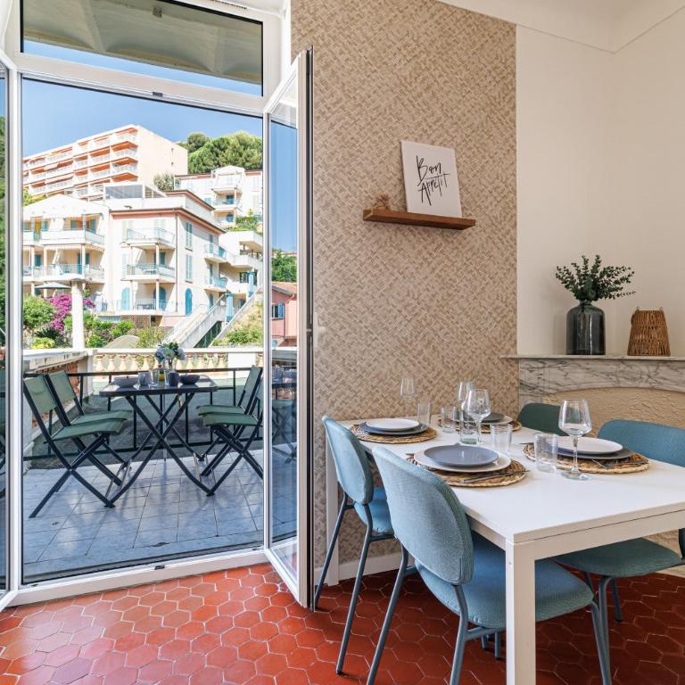 FOSSAN - Appartement 3P avec terrasse - Menton centre et proche plage - Apartamento de 2 dormitorios con terraza - 14