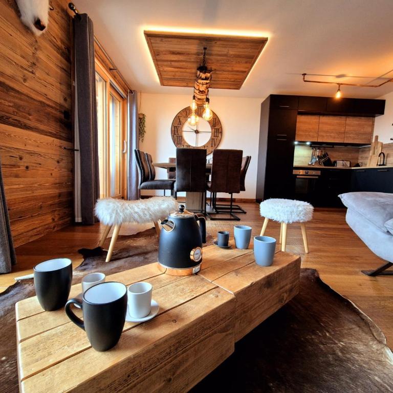 Appartement chaleureux aux Gets, 3 chambres, Wi-Fi - FR-1-671-296 - Appartement - 7