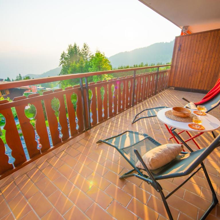 Mountain view Balcony et comfort - Appartement 1 Chambre avec Balcon et Vue sur les Montagnes - 15