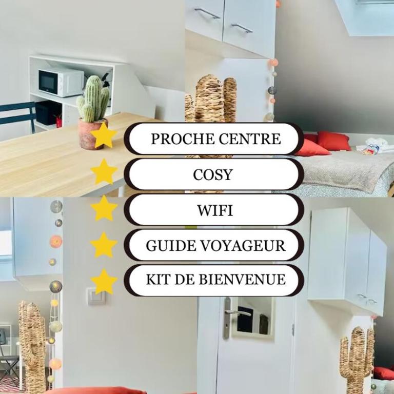 Chavalliaud 10 studio cosy à 2 pas du centre - Appartamento con 1 Camera da Letto - 18