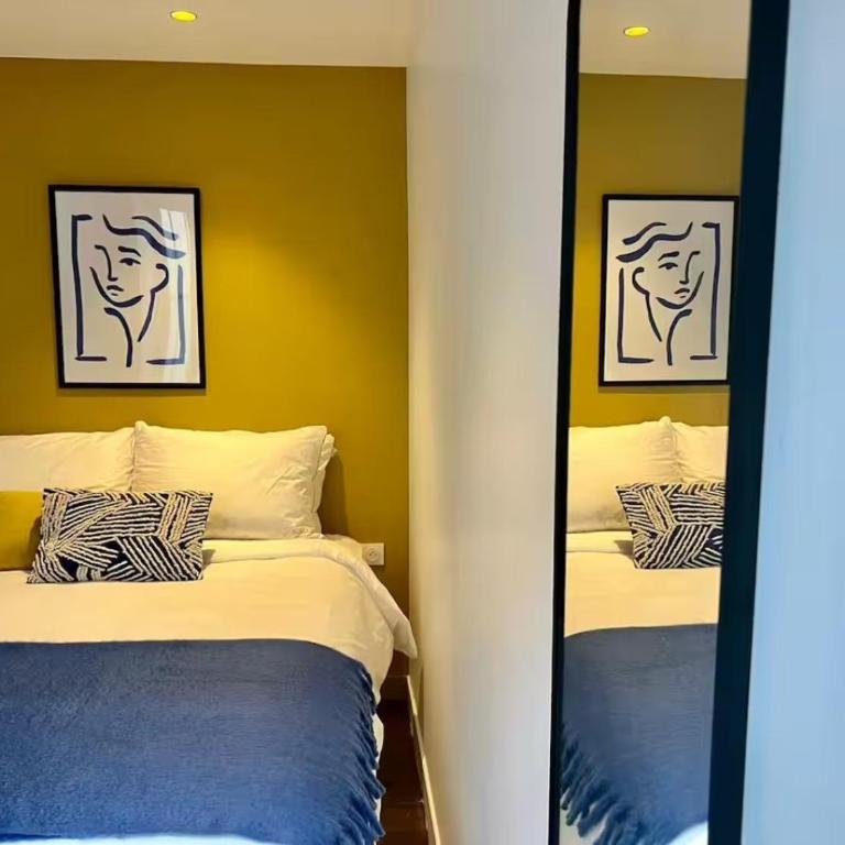 Celine 11 Appart Jaune chaleureux pour 4 voyageurs à Paris - Appartement 1 Chambre - 5