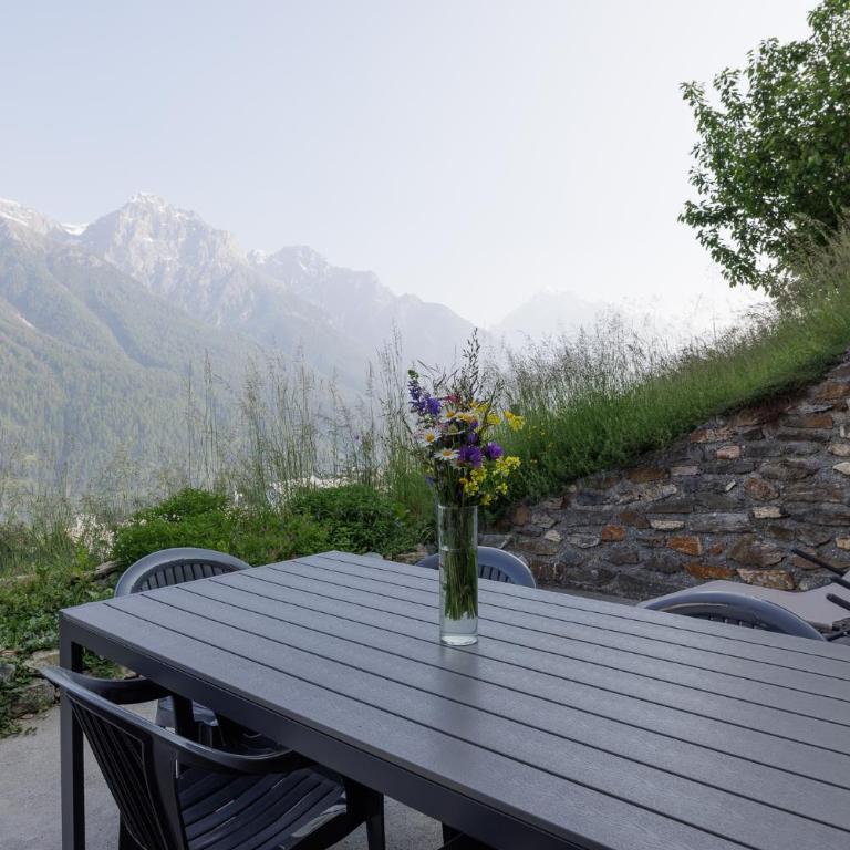 Chasa il Bé - Apartment mit Blick auf die Berge - 13