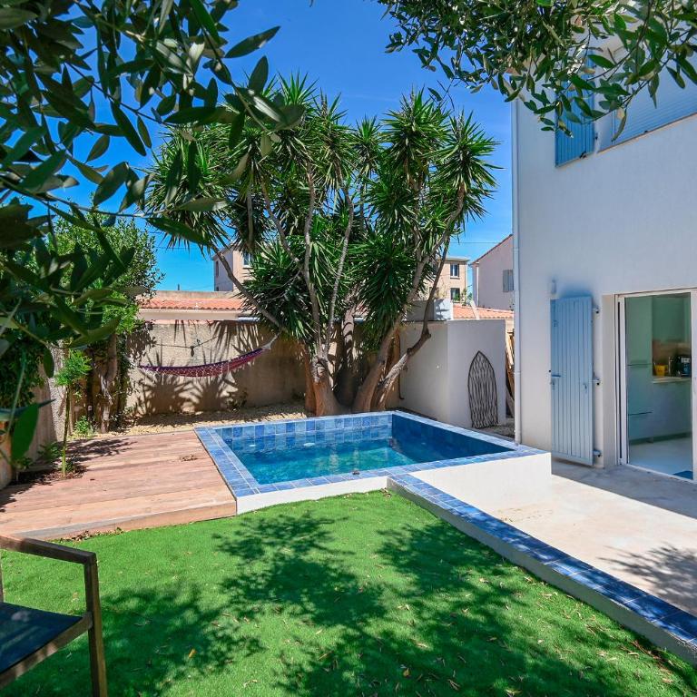 Maison contemporaine avec bassin à 300m de la mer - Villa - Côté Plage - 8