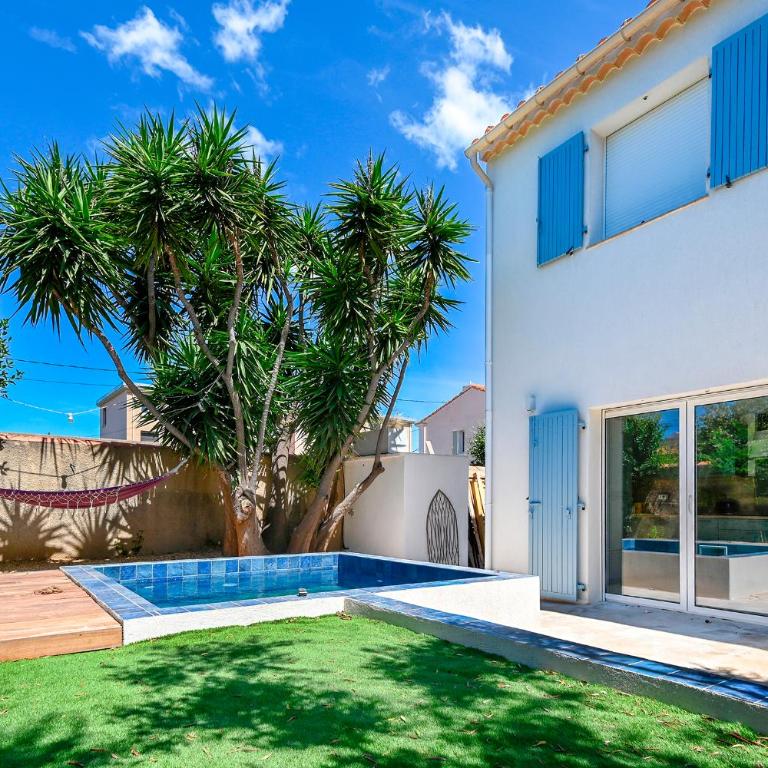 Maison contemporaine avec bassin à 300m de la mer - Villa - Côté Plage - 9