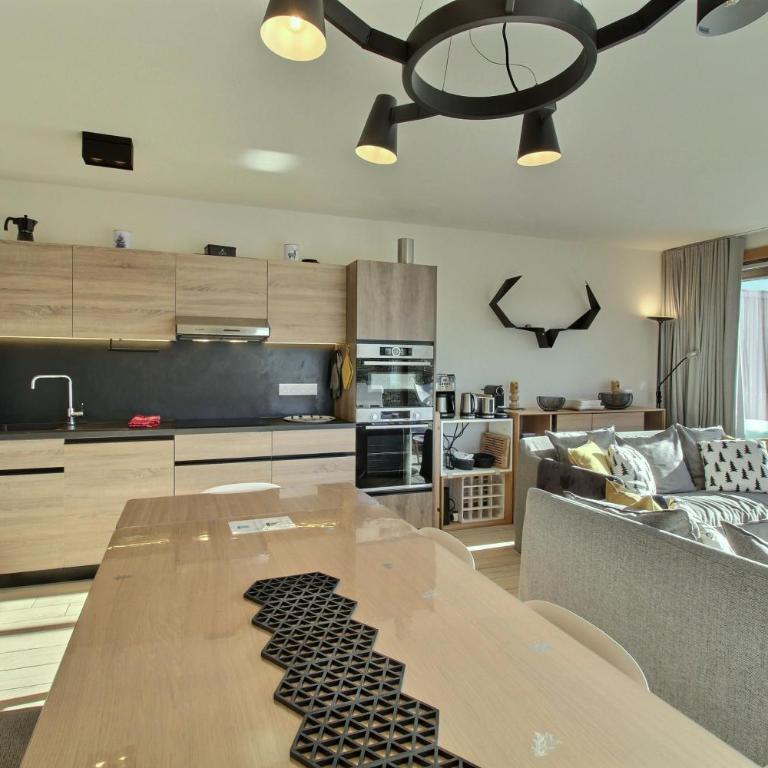 ARC 1600, Résidence Premium LE RIDGE, Appartement 12 personnes Duplex Vue Montagne - Ski aux pieds - Sauna, Hammam, Piscine intérieure chauffée, Salle de sport & fitness - Premium Apartment mit 5 Schlafzimmern - 18