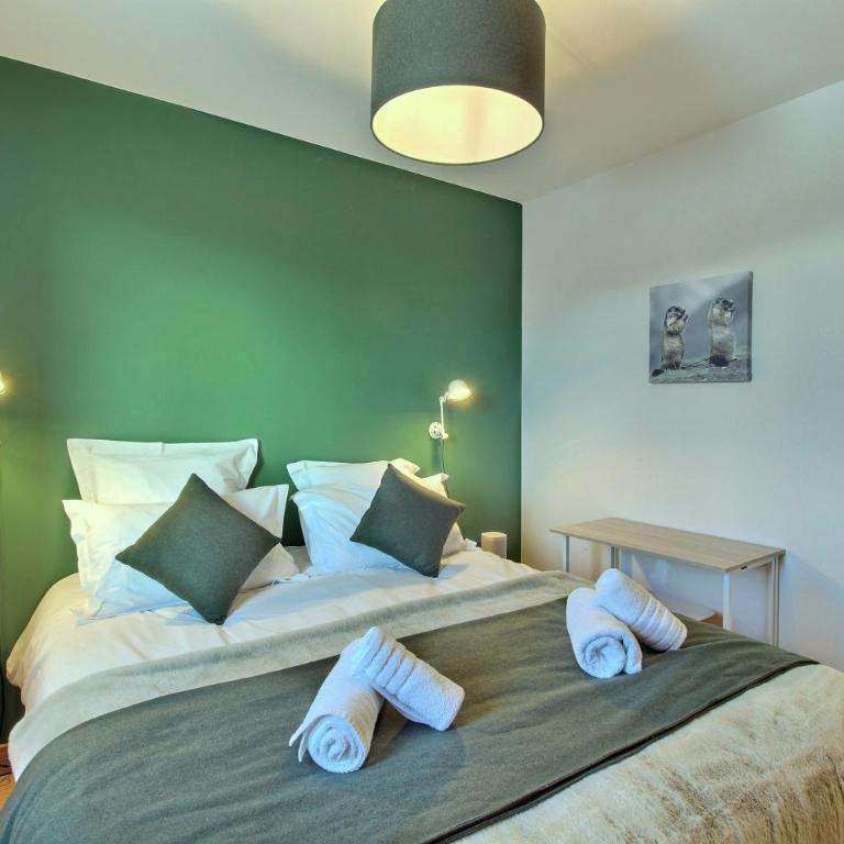 ARC 1600, Résidence Premium LE RIDGE, Appartement 12 personnes Duplex Vue Montagne - Ski aux pieds - Sauna, Hammam, Piscine intérieure chauffée, Salle de sport & fitness - Premium Apartment mit 5 Schlafzimmern - 21