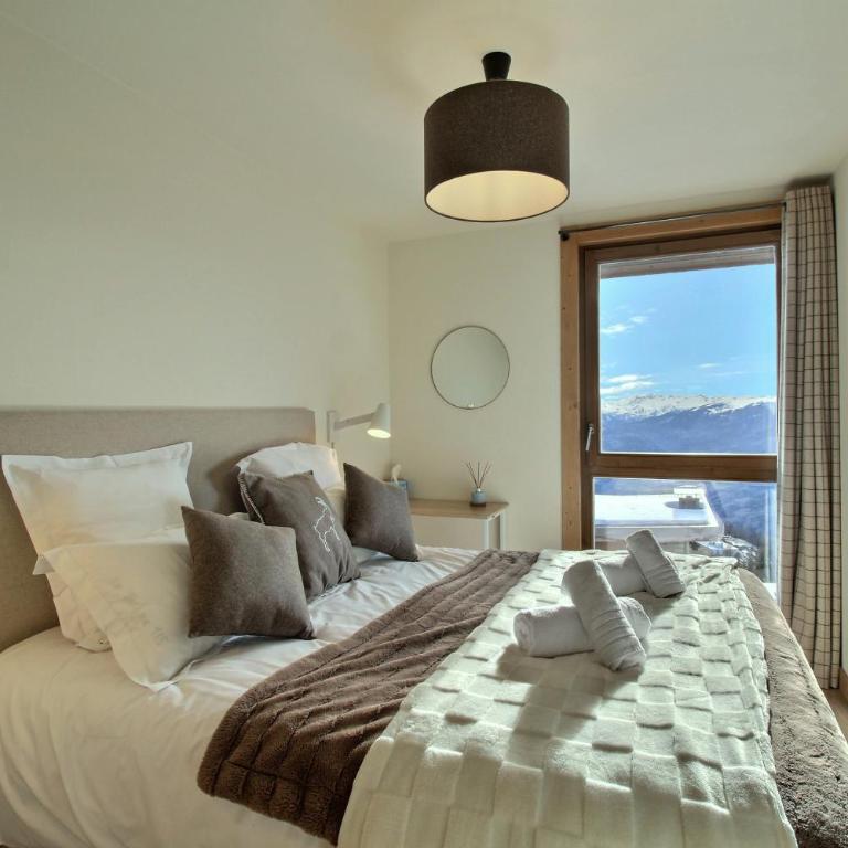 ARC 1600, Résidence Premium LE RIDGE, Appartement 12 personnes Duplex Vue Montagne - Ski aux pieds - Sauna, Hammam, Piscine intérieure chauffée, Salle de sport & fitness - Premium Apartment mit 5 Schlafzimmern - 25