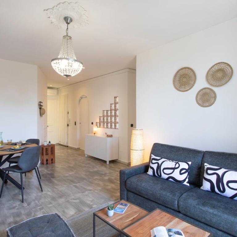 C10 Staywiz us - 3P 10 min Palais Festivals & Sea - AC & Parking - Appartement 2 Chambres - 16