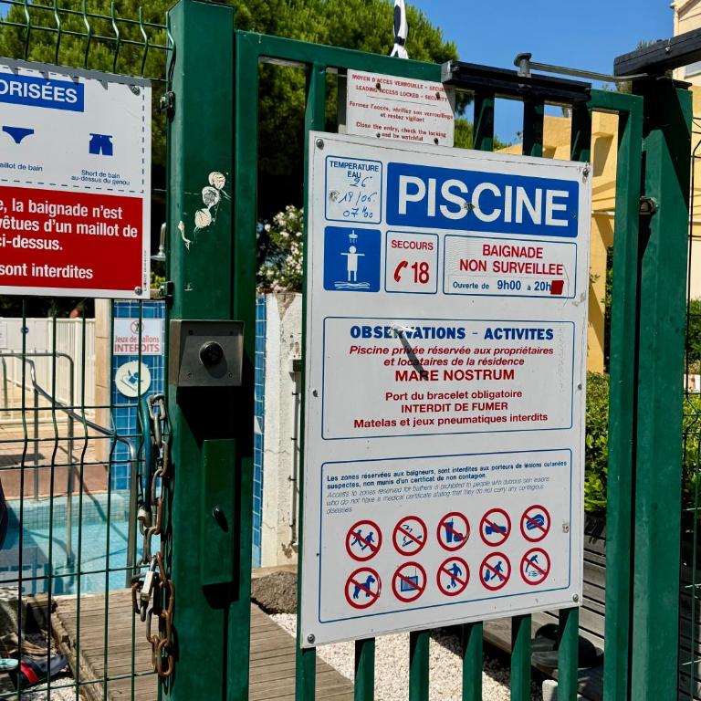 Pause a Mare Nostrum - 4 pers- clim - Piscine - Plage du Mole - Histoire de clés - Appartement 1 Chambre - 17