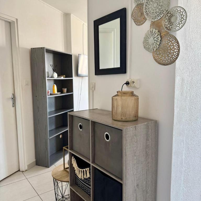 Pause a Mare Nostrum - 4 pers- clim - Piscine - Plage du Mole - Histoire de clés - Appartement 1 Chambre - 4