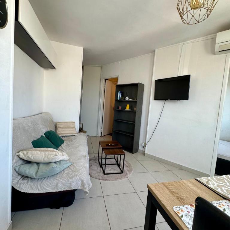 Pause a Mare Nostrum - 4 pers- clim - Piscine - Plage du Mole - Histoire de clés - Appartement 1 Chambre - 10