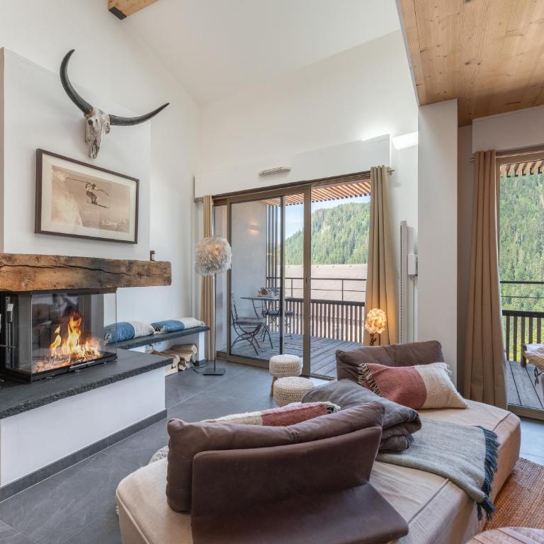 Le Lion d'Or - Apt 12 - BO Immobilier - Châtel - Châtel Multipass Vacances été 2026 en option au tarif de 4euros par jour et par personne - Appartement 4 Chambres - 5