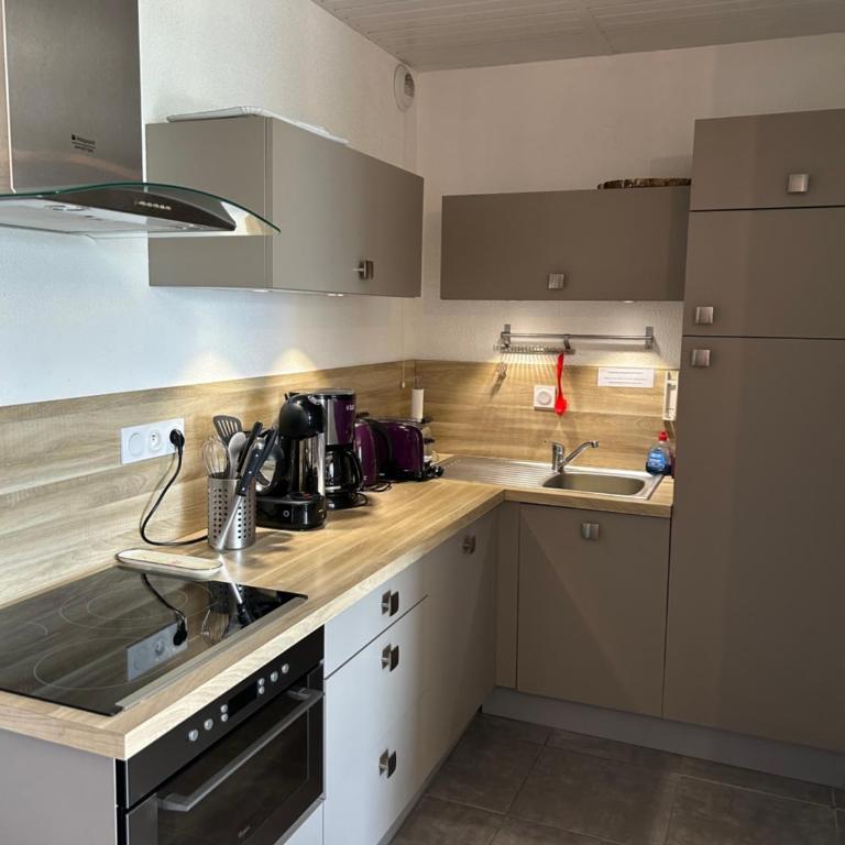L Évidence, chaleureux 4 à 5 couchages, 1 chambre, cellier, vue dégagée, parking gratuit - Apartamento de 1 dormitorio - 20