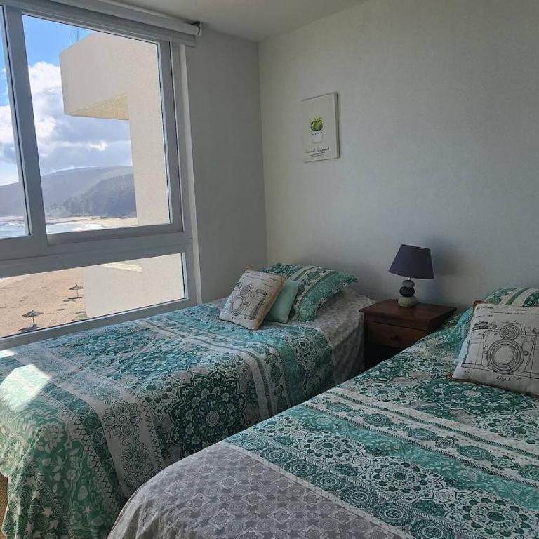 Departamento en Papudo con vista al mar y piscina - Apartamento - 12
