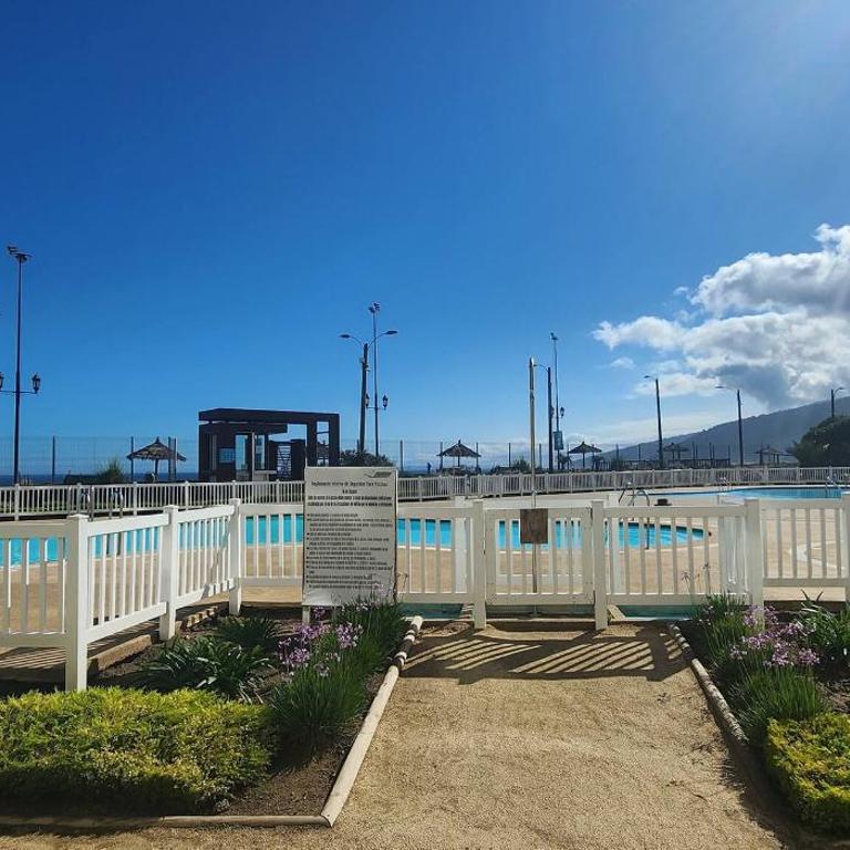 Departamento en Papudo con vista al mar y piscina - Apartamento - 14