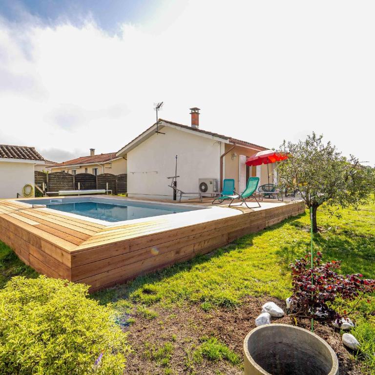 Maison à Mimizan avec jardin et piscine privée pour 6 personnes - FR-1-50-95 - Maison de Vacances - 13