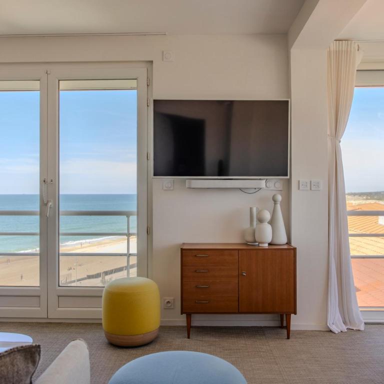 Vue superbe sur l’océan, la plage à vos pieds ! - Apartment mit 1 Schlafzimmer - 6