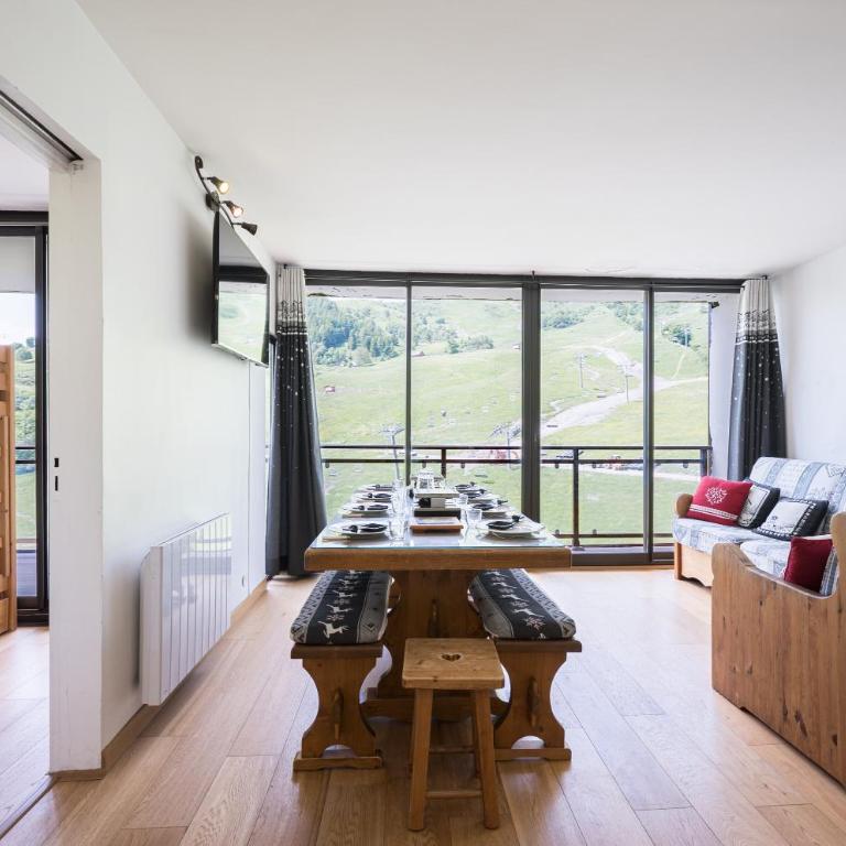 Le Chrystal des Neiges - Le Corbier - Vue pistes - Appartement 3 Chambres - 9