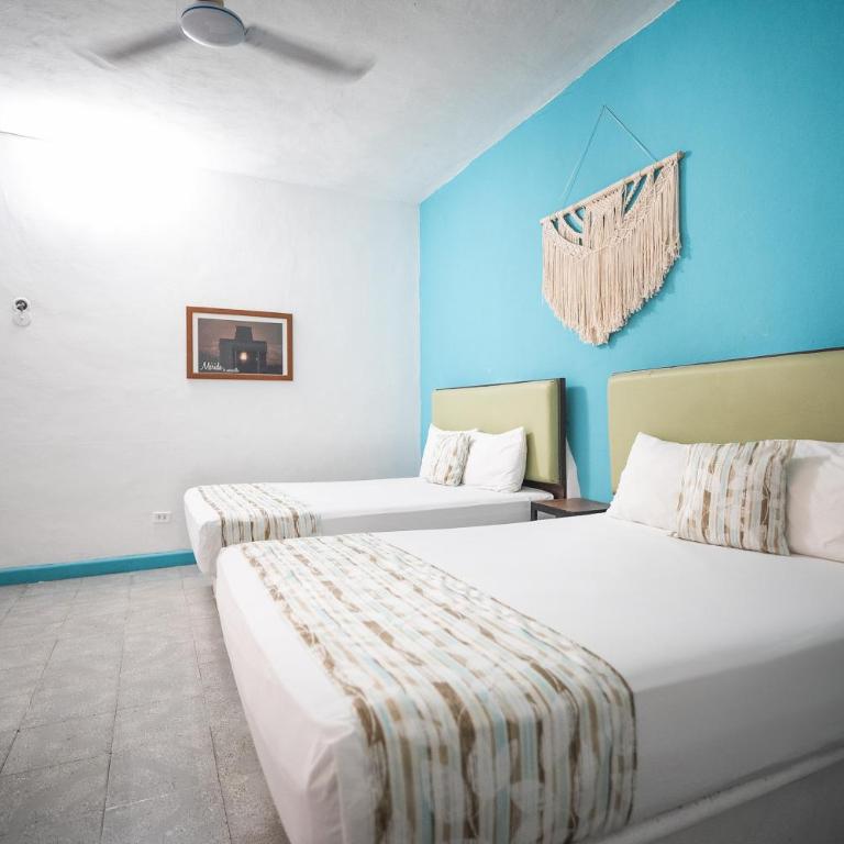 Hotel Posada Aurora - Standard Double Room with Two Double Beds - 8