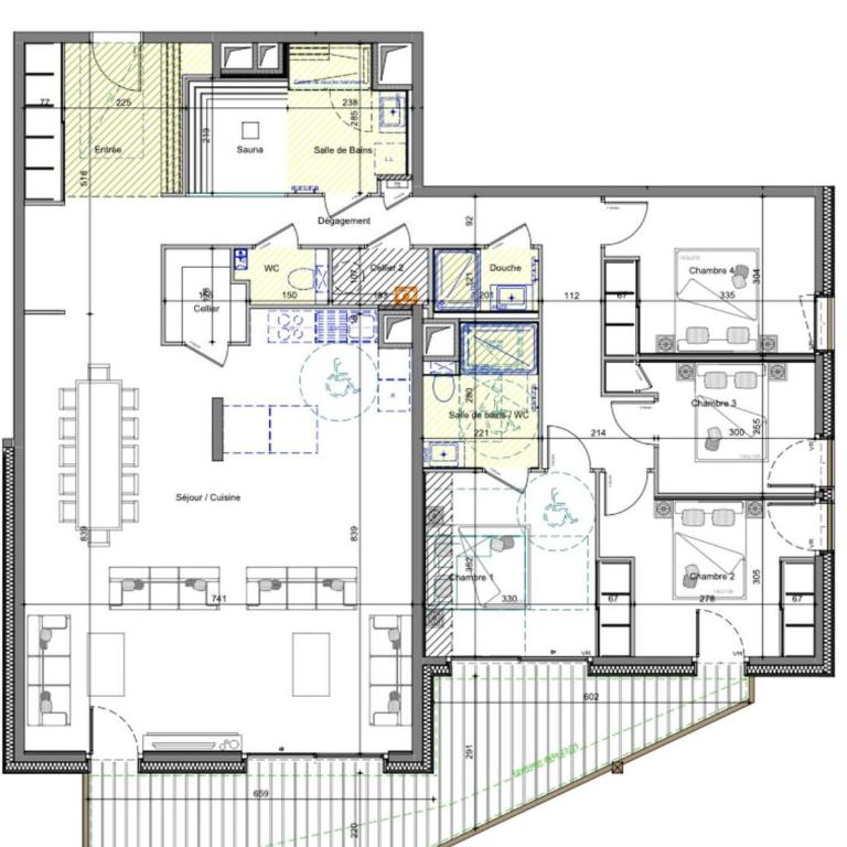 Appartement spacieux aux Gets, 4 chambres, sauna - FR-1-671-286 - Appartement - 17