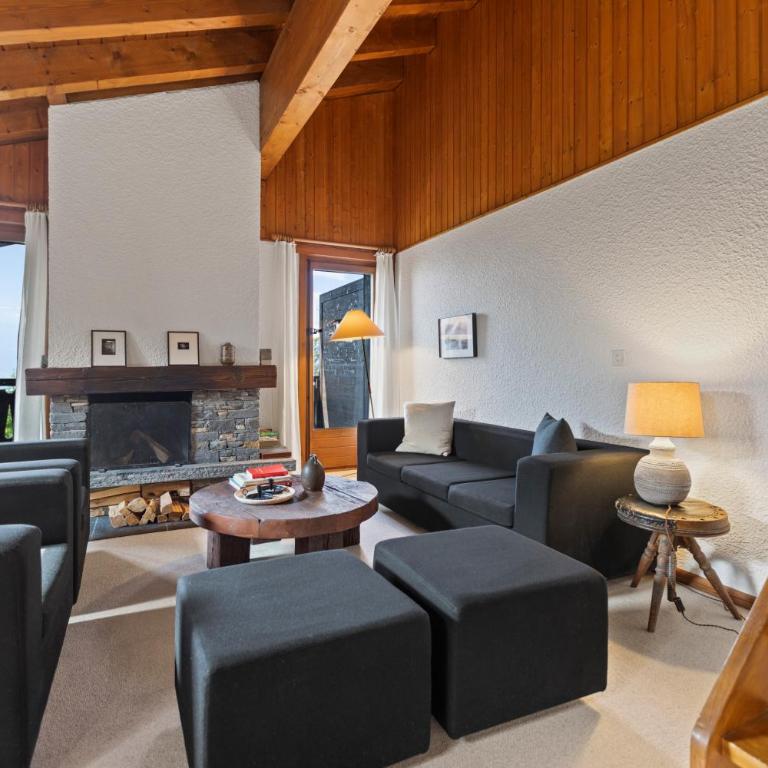 Piscine, Ski & Vue sur le lac - Crans 6 pers - Appartement 3 Chambres - 12