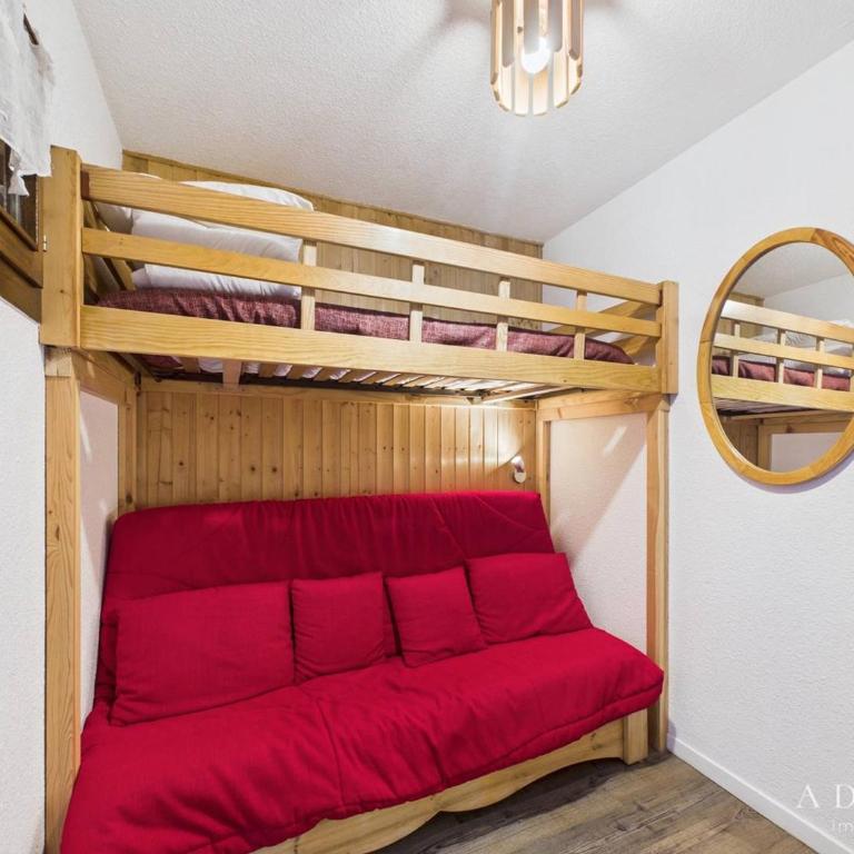 Studio cabine 4/5 pers, balcon exposé sud, à 50m des pistes, parking inclus - FR-1-398-513 - Studio - 7
