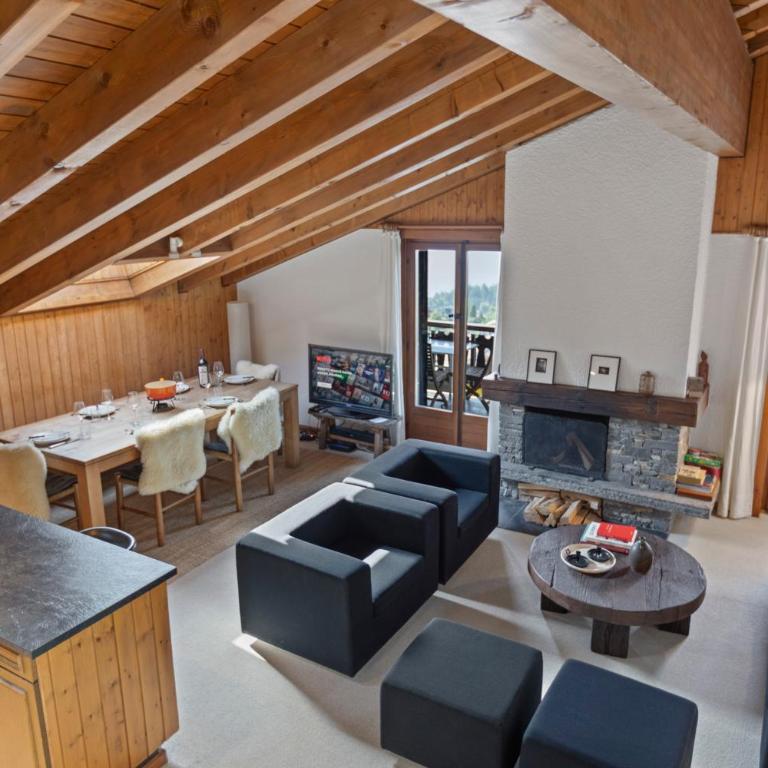 Piscine, Ski & Vue sur le lac - Crans 6 pers - Appartement 3 Chambres - 10