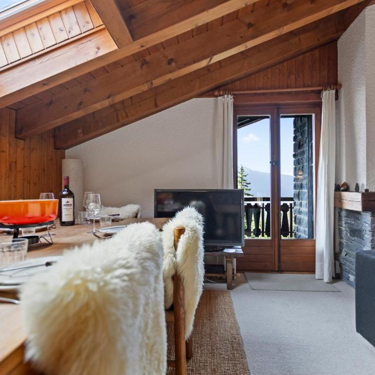Piscine, Ski & Vue sur le lac - Crans 6 pers - Appartement 3 Chambres - 18
