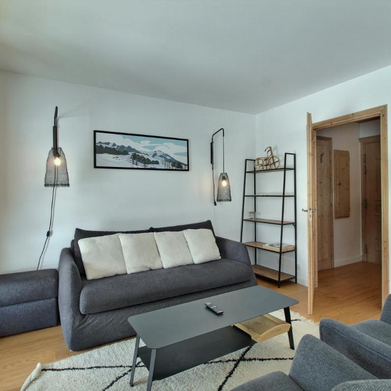 ARC 1950, Appartement 2 chambres, 6 personnes, Exposition Sud, SAUNA, HAMMAM, JACUZZI, PISCINE - Appartamento con 2 Camere da Letto e con Vista Montagna - 10