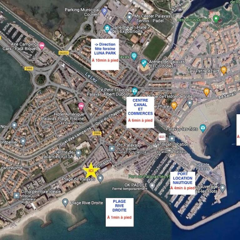 Duplex situé a palavas les flots à 1 minute de la mer - Appartement 2 Chambres - 28