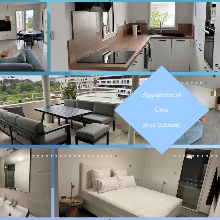 Appartement cosy avec terrasse - Apartment mit 3 Schlafzimmern und Balkon - 1