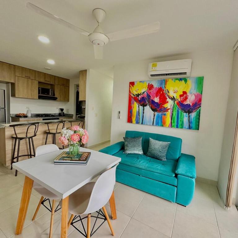 Apartment 5 minutes from Pozos Colorados beach 10 minutes from Rodadero Airport - Three-Bedroom Apartment - 1