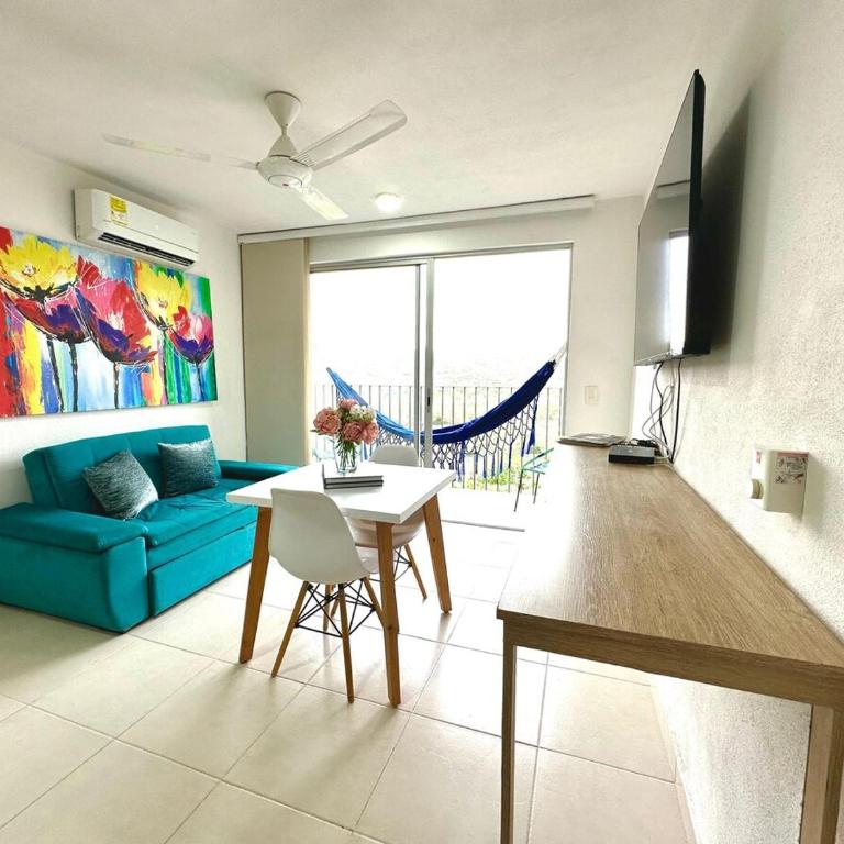 Apartment 5 minutes from Pozos Colorados beach 10 minutes from Rodadero Airport - Three-Bedroom Apartment - 11