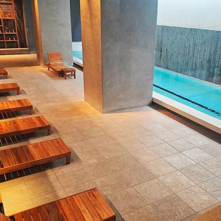 Depto Marina - Depto Royal Park en La Perla con cochera y amenities 4 PAX - Hola Sur - Apartamento de 1 dormitorio - 19
