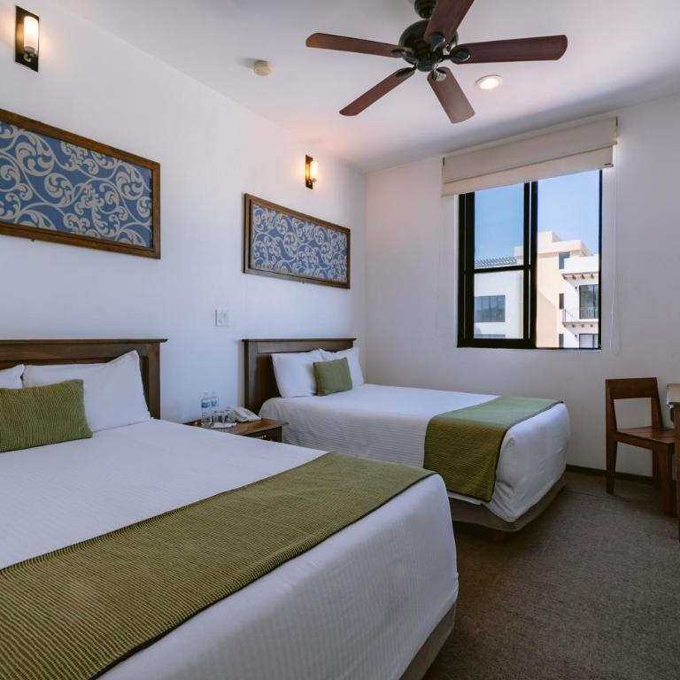 Hotel La Estación - Habitación Doble Estándar con 2 camas dobles - 9
