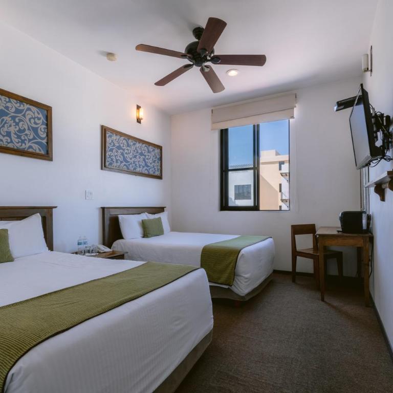 Hotel La Estación - Habitación Doble Estándar con 2 camas dobles - 1