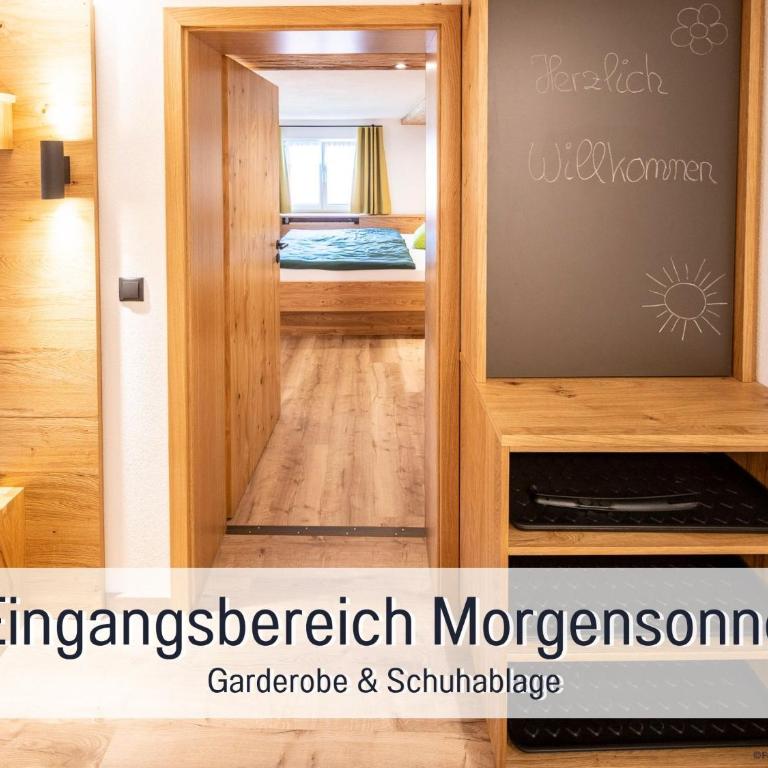 Ferienhof Eger - entspannter Urlaub mit Baby & Kleinkind - wahlweise top modern oder günstige Fewos - ruhig am Ende der Straße - Kälbchen füttern - Traktor fahren - Freie Fahrt mit den Hörnerbahnen in Sommersaison - E-Ladestation - E-bike Verleih ab Hof - Apartment mit 3 Schlafzimmern und Bergblick - 23
