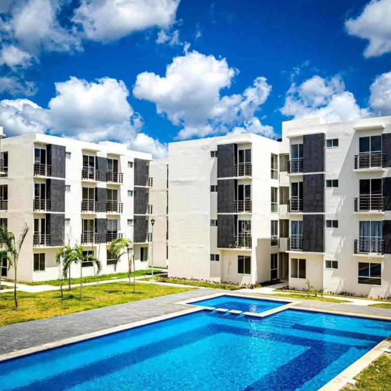 Departamento compartido Cerca del Tren Maya y la Playa - Two-Bedroom Apartment - 13