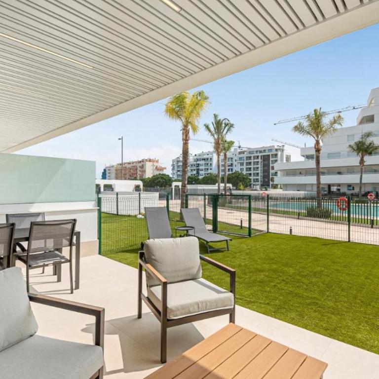 Horus Beach Paradise- Piscina y Gran Terraza con Jardín - One-Bedroom Apartment - 4
