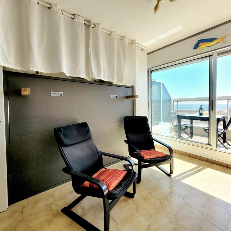 Canet-en-Roussillon - Studio 2 pers - Vue mer - Résidence calme - FR-1-794-133 - Studio - 8