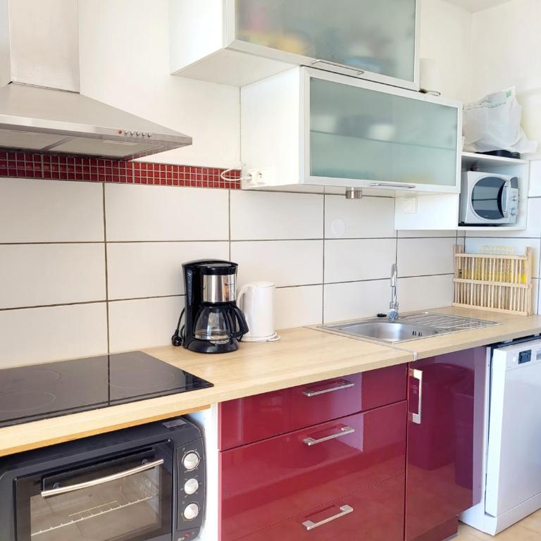 Canet-en-Roussillon - Studio 2 pers - Vue mer - Résidence calme - FR-1-794-133 - Studio - 9